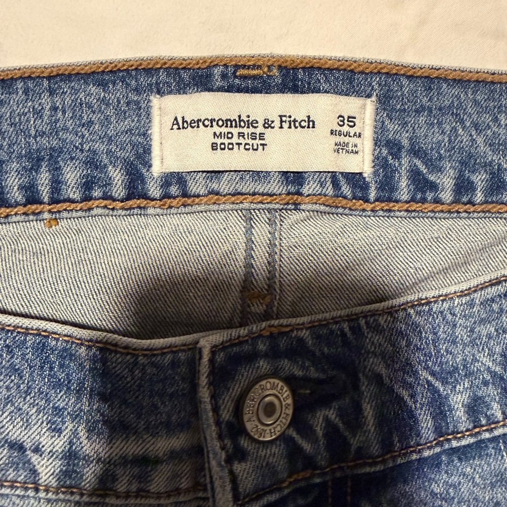 Abercrombie & Fitch Classic Blue Bootcut Jeans